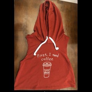 SOLD Cute NWOT cropped hoody